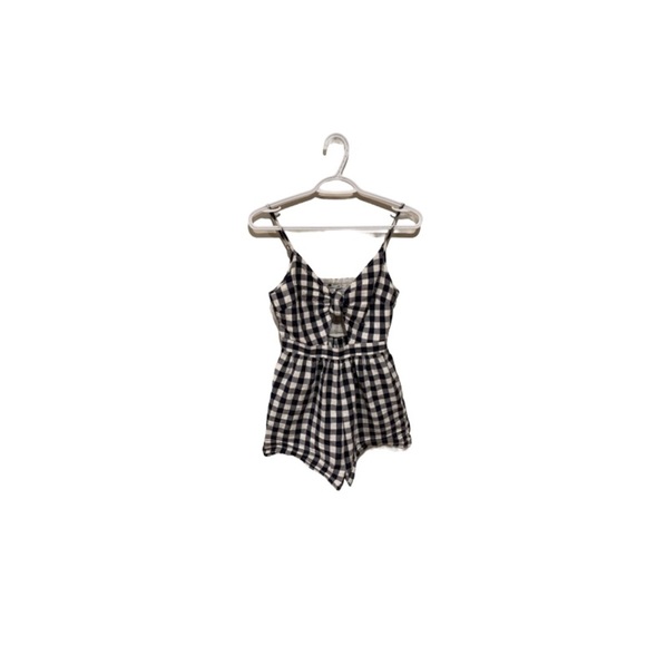 American Eagle Gingham Pin Up Romper - Women’s Size XS - Picture 1 of 8